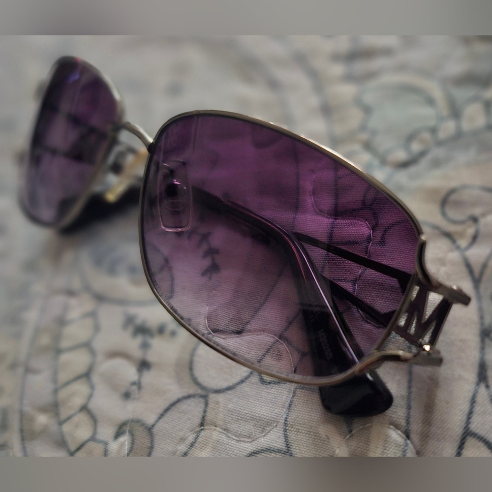 Michael Kors M2025S Purple Aviator Sunglasses - Picture 4 of 8